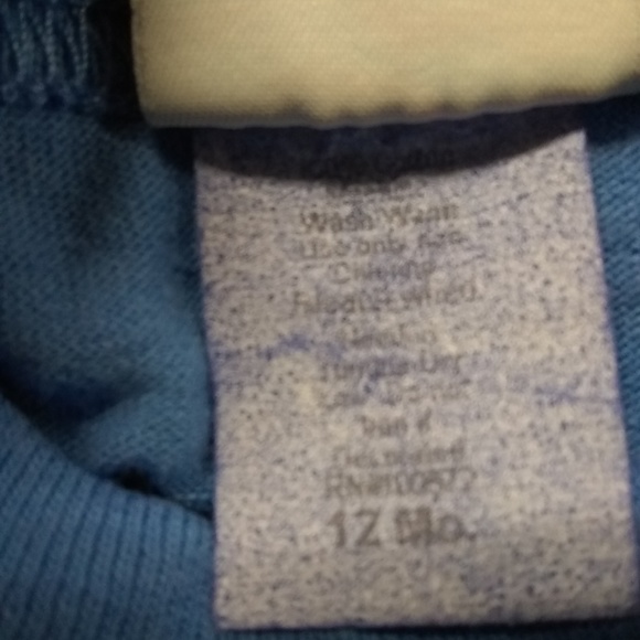 Lot of 6 - 12 Mo Blue Onsies by Cotton Tails - Picture 5 of 5